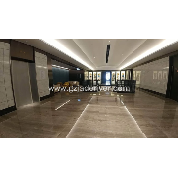 Polished Pure White Marble Slab Floor Tile